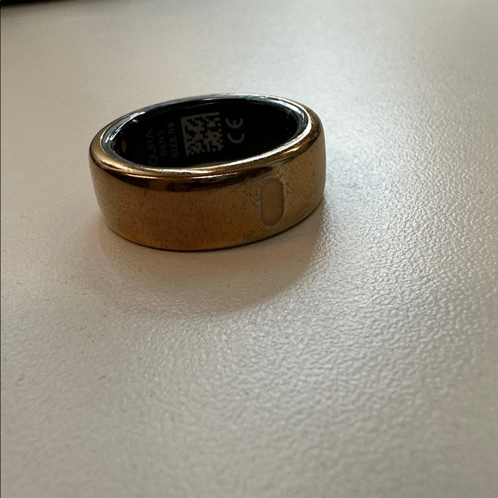Oura Ring Gen3 Size 8 Smart Wellness Ring in Rose Gold - Fitness & Sleep Tracker - Picture 5 of 7